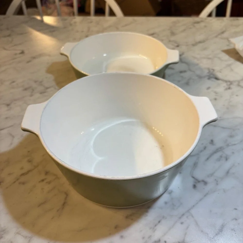 Vintage Corning Ware Avocado Green Casserole Dish Set P-701-B P-701 3/4-B 2pc
